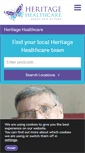 Mobile Screenshot of heritagehealthcare.co.uk